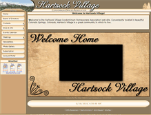 Tablet Screenshot of hartsockhoa.com